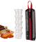 Joyeee 5-teiliges Camping-Gewürzglas-Set Salz- und Pfefferstreuer mit schwarzer tragbarer Reise-Aufbewahrungstasche, spleißbarer Gewürz-Organizer-Behälter-Spender für Grill-Picknick im Freien