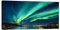 Polarlichter in Nordnorwegen Leinwandbild von Sascha Kilmer 40 x 20 cm Wandbilder Wanddeko