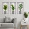 SRIZIAN 3Pcs Pegatina Pared Jarrón 3D, 3D Plantas Verdes Pegatinas de Pared para Dormitorio, Cocina, Pasillo Escaleras Decoración (23cm×45cm)