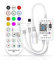 Josenidny Controller musicale WiFi Smart RGB per striscia a LED + a infrarossi 24 wireless per strisce luminose colorate