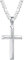 TINGN Kreuz Kette Herren, Silber 925 Kette mit Kreuz Anhänger Figarokette Halskette Herren Kreuz Tauf Geschenke Jungen Mann Frauen Sohn Kinder Mama Nichte Schwester Schmuck Geschenk 22 Inch