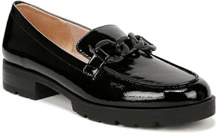 LifeStride Damen London 2 Loafers Slipper, Schwarz Lack, 42 EU