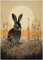 Ukiyo-e Rabbit Japanese Print Jigsaw Puzzle 300/500/1000 Piece (1000pc (50×75cm))