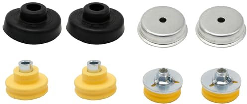 Hoypeyfiy 2 Sets Rear Shock Absorber Suspension Top Strut Mount with Dust Cover Shock Cap Replacement for BMW 1 3 Series X1 E81 E82 E84 E87 E88 E90 E91 E92 E93 33506771737