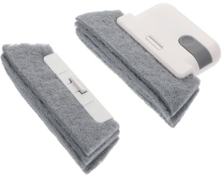 GLEAVI Cepillo para Ranuras De Ventana Multifuncional Desmontable, 1 Unidad, Cabezal Reemplazable, Limpieza Profunda para Huecos y Esquinas, Herramienta Doméstica para Ventanas y Puertas