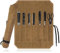 ZIGefofo Borsa Portacoltelli con 7 Scomparti Borsa Cachi Tela Cerata Portatile Custodia per Coltelli da Cucina Stoviglie Pratico Scatola per Coltelli Borsa per Coltelli per Escursioni Campeggio