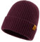 TOP-EX XL/XXL Warme Beanie-Mütze aus 100% Merinowolle mit Fleecefutter für Herren und Damen - Wintermütze für Laufen und Golf, Strickmütze, Wollmützer Rot