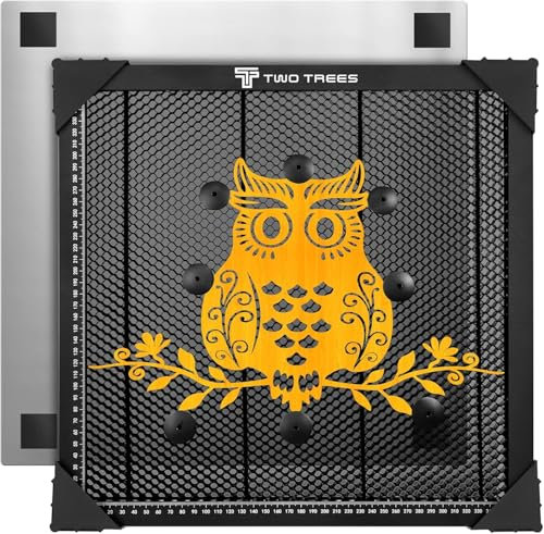 500x500x22mm Laser Wabentisch für CO2 Laser Graviermaschine mit Aluminiumplatte Und Gravurmaterialien(Verfügbare Größe 460 x 460 mm)