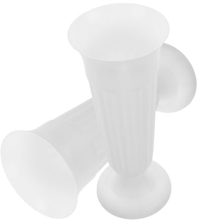 KITANDOVE Vaso Di Fiori in Plastica Per Cimitero Commemorativo Contenitore Per Lapidi E Adatto Per Funerali E Ricordi Per Parenti E Amici