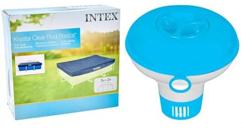 Intex Afdekzeil Rechthoekig 300x200 cm & diffuseur Flottant 12,7cm