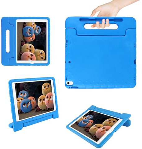 Kinder-Schutzhülle für iPad Pro 32,8 cm (12,9 Zoll) 2017 (2. Generation)/2015 (1. Generation) mit Stifthalter und Griffständer, robuste Eva-Hülle, kompatibel mit iPad Pro 12,9 Zoll (32,8 cm), für