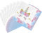 POPOYU Lot de 20 serviettes de table en papier motif licorne - Décoration de table - Violet - 33 x 33 cm - Accessoires de fête d'anniversaire d'enfant pour fille