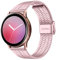 FiiMoo 20mm Bracelet de Montre, Métal Bracelet, Remplacement en Réglable Bracelet, Smartwatch universelle Métal Acier Maille Bracelets de Rechange de à Libération Rapide pour Homme Femme-Or Rose