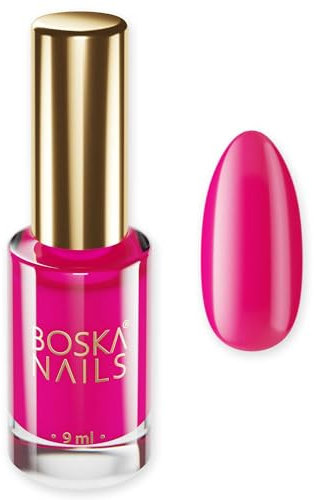 Boska Nails Vernis à ongles Serina N° 667 Rose intense classique Vernis longue durée Parfait pour toutes les occasions 9 ml