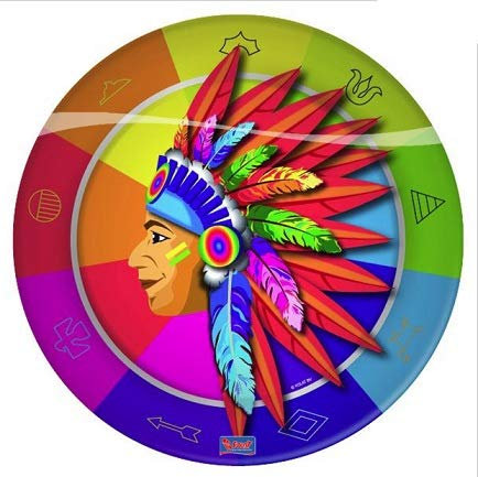 LP Divertissements Indien lot de 8 assiettes en carton