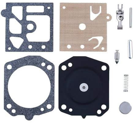 AOIUU Kit de réparation de carburateur et de Reconstruction de diaphragme for tronçonneuse H-u-s-q-v-a-r-n-a 365 362 371 372 wal Bro K10-HD