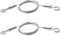 2 Pcs Picture Hanging Wire Kit, 2m x1.5mm Stainless Steel Heavy Duty Hanging Rope, Adjustable Picture Hanging Kit with Hooks, Hanging Cord for Potted Plants, for Mirrors Photo Frames Flower Pots