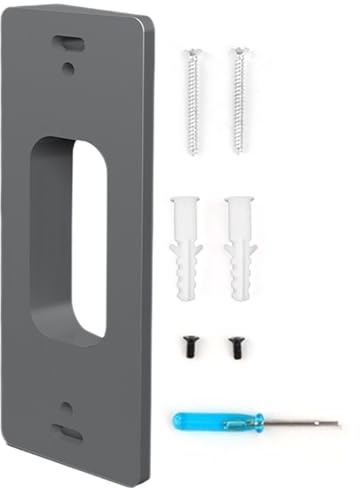 Complete Anterio - Detachable Plates, Weatherproof Backplate Frame | Easy Installation Cam Base for Doors, Anti-Theft Attachment for Front Doors, Entrances