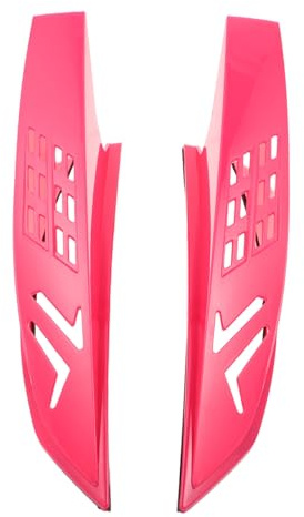 HANABASS Motorradhelmhörner Kunststoff Verstellbar Punk Helmdeko für Motorrad Roller Pink Allgemein Anwendbar für Cruiser E-Bike Helme