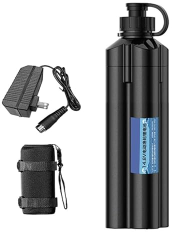 JHKJ Batterie au Lithium 14,8 V 3 500 mAh, 5 000 mAh, 7 000 mAh ou 10 000 mAh pour moulinets de pêche électriques ; Batterie 14,8 V à Deux Trous pour treuil électrique.,14.8v,7000mAh