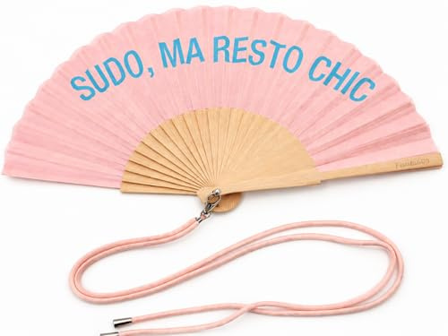 Pandiui23 Ventaglio con frasi divertenti, Ventaglio con scritta divertente. Ventilatore a mano moderno e colorato. Gancio incluso. 23 x 42 cm