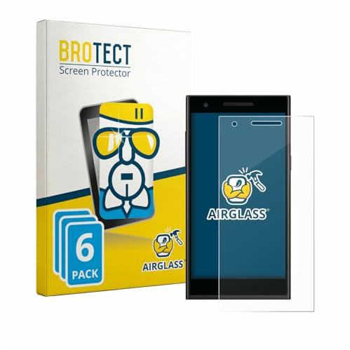 BROTECT 6 Stück Schutzglas für Philips S396 Schutzfolie Panzer Folie Glas Made in Germany [Extrem Kratzfest 9H, Anti-Fingerprint, Ultra-Transparent]