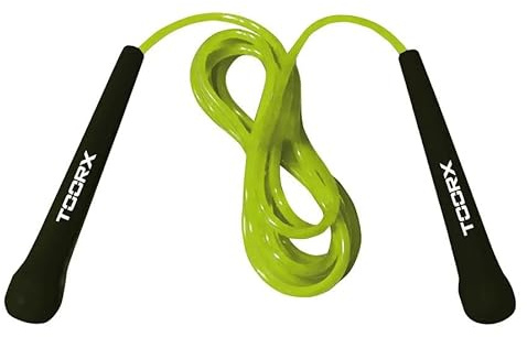 Corda da Salto Veloce in PVC Verde Lime-Nero Too