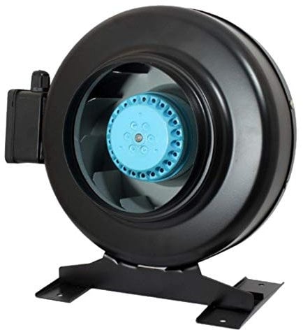 VORTEX Pro Metal In-line Extractor Fan Air Odour Control 4 5 6 8 10 12 Hydroponics (5 Vortex Fan)