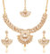Touchstone Hollywood Glanz filigrane weiße Kristalle Brautschmuck Halskette für Damen Gold