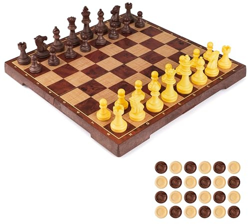 UNEEDE Magnetisches Schachspiel 30.2x30.2CM