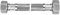 Panzerschlauch DN15 1/2 ÜM x DN20 3/4 ÜM 300mm Länge Edelstahl Flexschlauch Druckschlauch für Armatur