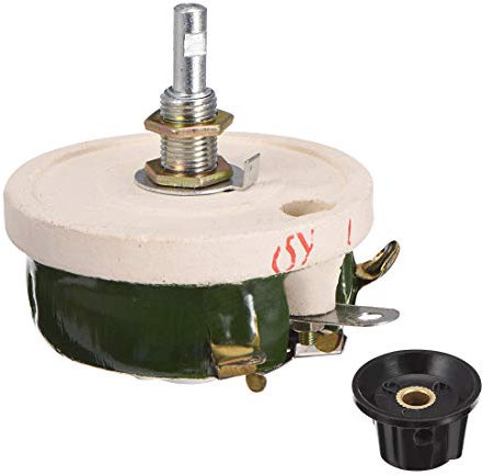 sourcing map 50W 1K Ohm Drahtloses Kreamik Potentiometer variabel Rheostat Widerstand Knopf