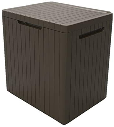 Keter City Box Caja Cojín, Color marrón
