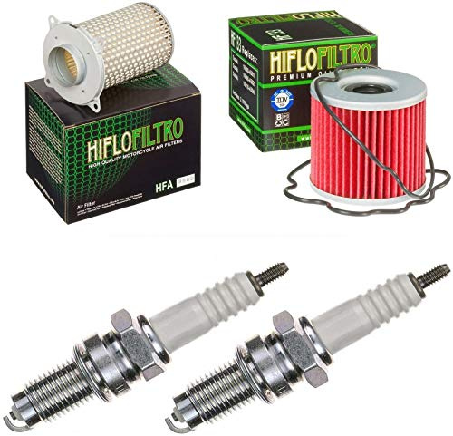 Luftfilter Ölfilter Zündkerzen für GS 500 E Baujahr 1989-1996 Servicekit Wartungskit