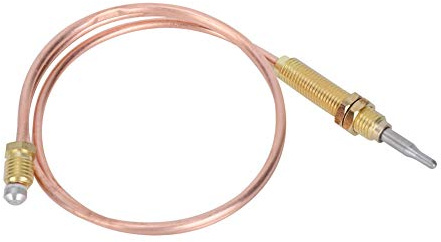 TOPINCN 600mm M8 Gewindeheizung Gasbrenner Thermoelement Sonde für Kamin BBQ Grill Zubehör