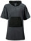 CelinaTex Happyfun Poncho lang 80 x 110 cm anthrazit schwarz Mikro-Flanell Badeponcho Mikrofaser Surfponcho Handtuch