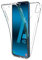 COPHONE® kompatibel Samsung Galaxy A40 Hülle Silikon 360 Grad transparent. Total transparent, weiche Vorderseite + harte Rückseite. Stoßfeste 360-Grad-Touch-Handyhülle für Galaxy A40