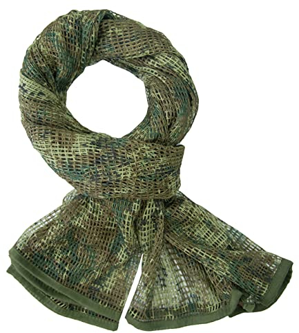 Tongcamo Netzschal Camo Schal für Sport Wargame Freizeit und andere Outdoor Aktivitäten Tarnnetz Schal Tarnschal Tarnung