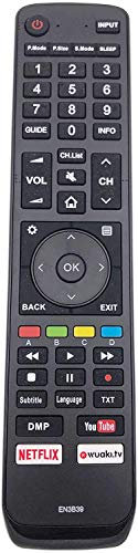 New EN3B39 Remote Control Fits for HISENSE LED LCD Smart TV H45N5750 H50N5900 H50N6800 H55N6800 H55NU8700 H65N5750 H65N6800 H65NU8700 H70NU9700 H75N6800 sub EN3D39, EN3G39, EN3H39