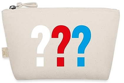 Spreadshirt Die Drei Fragezeichen Logo Täschchen, One size, Natur