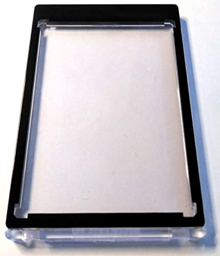 docsmagic.de 10 x Magnetic Card Holder Black Border 35 PT UV Safe - Magnet Kartenhalter