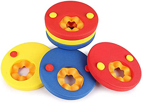 SKYSPER Arm Bands Swimming Float Discs Kids Foam Armband Pool Set for Swim Learning(6 pcs/Set)