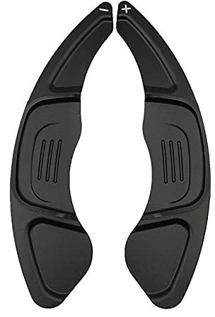 ZZMOQ Pagaie del Cambio Auto per VW Golf 7 2015 2019, 2 Pezzi di Estensione della Paletta del Cambio in Lega di Alluminio Aggiungi sul Volante DSG Shifters