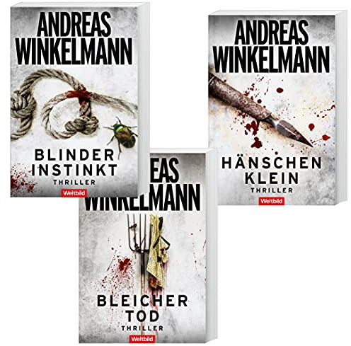 Andreas Winkelmann | 3er Set Thriller-Paket | Blinder Instinkt + Bleicher Tod + Hänschen klein