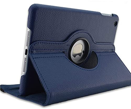 TTYYNN Estuche para tabletaPara Samsung Galaxy Tab 4 10.1 Pulgadas SM-T530 T535 T533 Tab4 10 T530 T531 T535 Funda para Tableta Funda con Soporte Giratorio de 360 Grados, para T530 Azul Oscuro