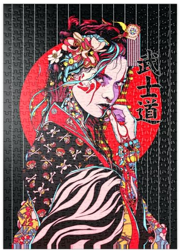 MyPuzzle Geisha Frau - Japan Charakter - Premium 500 Teile Puzzle - MyPuzzle Sonderkollektion von Puzzle Galaxy