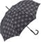 Pierre Cardin Regenschirm Black & White Flower Black - Stockschirm