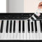 Removable Silicone Piano Notes Guide - Reusable 88 Key Full Size Piano Keyboard Note Labels, No Need Stickers, Keyboard Piano Note Strips with Box, Great Learning Tool for Beginners (Colorful)