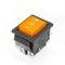 CABLEPELADO Interruptor basculante,Interruptor 3 posiciones,Interruptor 6 vias,Interruptor 6 pines,Interruptor 6 terminales,Interruptor ON/OFF/ON DPDT,16 A 250 VAC | 20A 125VAC,Luz Naranja