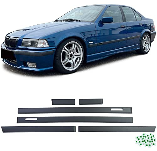 Türleisten Stoß Zierleisten 6 teilig passt für BMW 3er E36 Limo Touring M 90-99